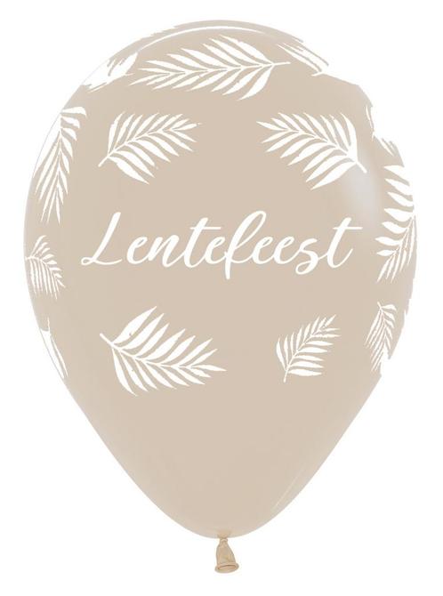 Ballonnen Lentefeest Palms White Sand 30cm 25st, Hobby en Vrije tijd, Feestartikelen, Nieuw, Verzenden