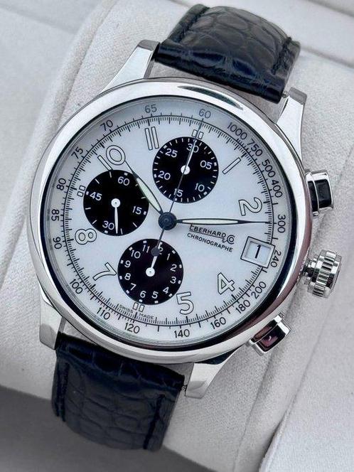 Eberhard & Co. - Traversetolo Automatic Chronograph Panda -, Sieraden, Tassen en Uiterlijk, Horloges | Heren