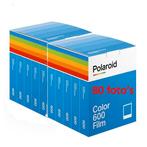 Polaroid Color 600 Film Multipack - 10x8 stuks, Nieuw, Ophalen of Verzenden, Polaroid, Fuji