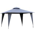 TRUUSK Paviljoen Partytent Met Dubbel Dak 3,45x3,45x2,68m Fe, Tuin en Terras, Verzenden, Nieuw