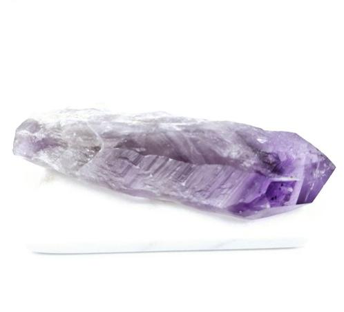 Amethist Ruw in Punt geslepen, Verzamelen, Mineralen en Fossielen, Ophalen of Verzenden