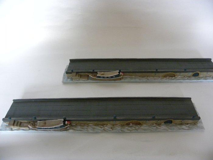 Miniatuurhuis (22) - Blokker - Nederland - Amsterdamse kade, Antiek en Kunst, Curiosa en Brocante