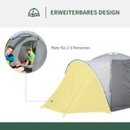 TRUUSK Campingtent voor 2-3 Personen - Koepeltent met Deur e, Caravans en Kamperen, Verzenden, Nieuw
