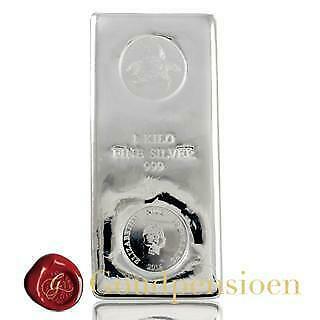 Zilveren muntbaren 999 diverse gewichten 1 Oz t/m 15 Kilo AG, Postzegels en Munten, Edelmetalen en Baren, Zilver, Ophalen of Verzenden