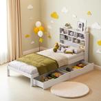 Kinderbed 90x200 cm – Bed met Lades, Boekenkast en Lattenbod, Kinderen en Baby's, Kinderkamer | Bedden, Verzenden, Nieuw