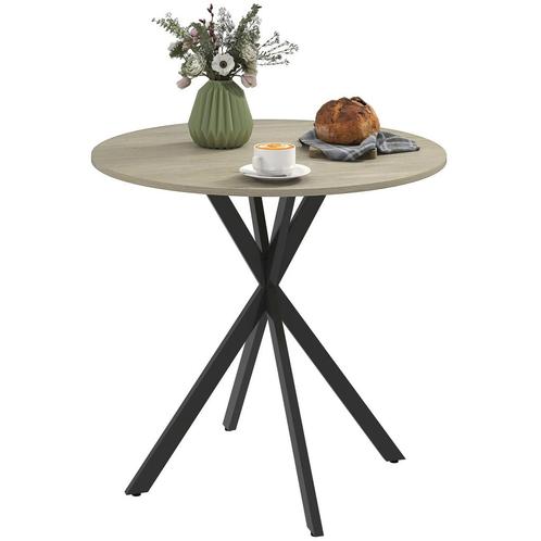 TRUUSK Eettafel, Ronde Keukentafel Voor 2 Personen In Indust, Huis en Inrichting, Tafels | Eettafels, Nieuw, Verzenden