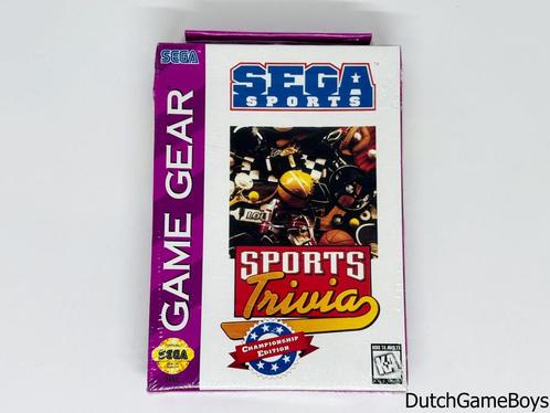 Sega Game Gear - Sports Trivia - USA - New & Sealed, Spelcomputers en Games, Games | Sega, Gebruikt, Verzenden