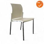 Vergaderstoel S20 - Wit - Chroom frame - 4 poot, Vergader- of Presentatieruimte, Ophalen of Verzenden, Gebruikt, Stoel