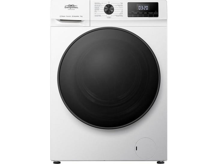 Everglades EVWM91401AW - Wasmachine - 9KG - A Klasse -, Witgoed en Apparatuur, Wasmachines, Zo goed als nieuw, Verzenden
