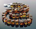Amber - Barnsteen - Unique Baltic Amber Necklace - cube, Verzamelen