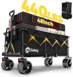 Sekey opvouwbare verlengde wagen met 190kg gewichtscapacitei, Verzenden, Zo goed als nieuw