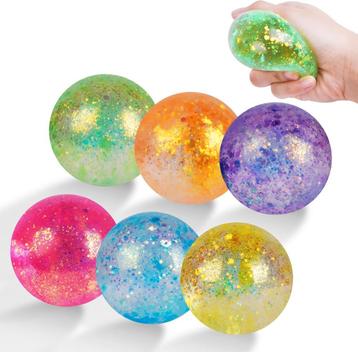 Glitter Suikergel anti stressbal beschikbaar voor biedingen