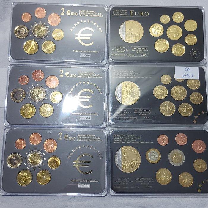 Europa. Euro Set / Probe Set 1999/2013 (6 sets) (Zonder, Postzegels en Munten, Munten | Europa | Euromunten