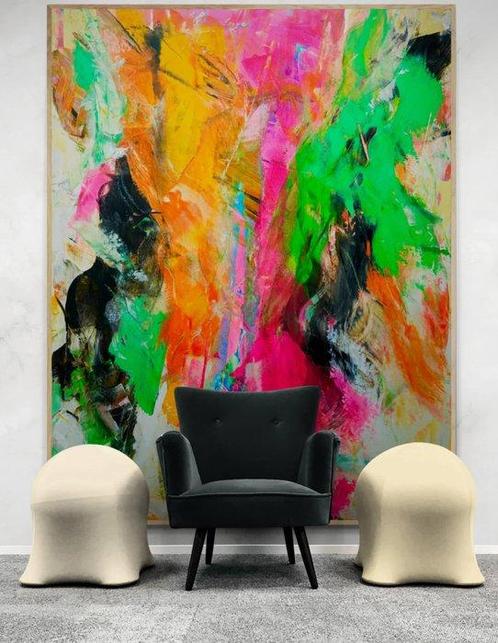 Giogia fl - Si Te Besan Otros Labios - XXL -, Antiek en Kunst, Kunst | Schilderijen | Modern