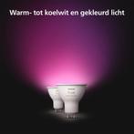 Philips Hue Spot - wit en gekleurd licht - 2 pack - GU10, Verzenden, Zo goed als nieuw