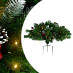 vidaXL Kerstdecoratie met verlichting 40 cm PVC groen, Verzenden, Nieuw