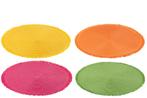 J-LINE PLACEMAT ROUND PAPER MIX (SET VAN 4) (PLATE) (HUIS), Huis en Inrichting, Ophalen of Verzenden, Nieuw