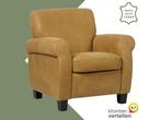 Leren fauteuil Perfection - Kenia Walnut (cognac) - Poten, Eigentijds, Retro, Nieuw, Ophalen of Verzenden, 75 tot 100 cm