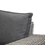 Queen hoek loungeset 4 delig grijs wicker, Ophalen of Verzenden, Nieuw, Wicker
