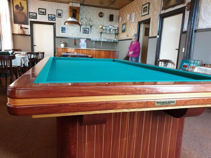 Wilhelmina DeLuxe wedstijd biljart, Sport en Fitness, Biljarten en Poolen, Biljarttafel, Gebruikt
