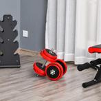 TRUUSK 2-in-1 Halterset Fitness Spier 20 Kg Rood + Zwart 21,, Sport en Fitness, Fitnessmaterialen, Verzenden, Nieuw