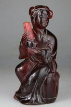 Chinees Guanyin-beeldje als muzikant — Bakeliet- of