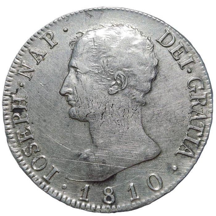 Spanje. Jose Napoleón. 20 Reales 1810 Madrid AI, Postzegels en Munten, Munten | Europa | Niet-Euromunten