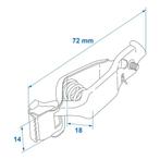 ProPlus Accupoolklemmen - Max. 25 Ampère - Set van 2 stuks, Auto-onderdelen, Ophalen of Verzenden, Nieuw