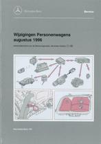 1996 Mercedes Benz Wijzigingen Personenwagens Handboek, Auto diversen, Handleidingen en Instructieboekjes, Verzenden
