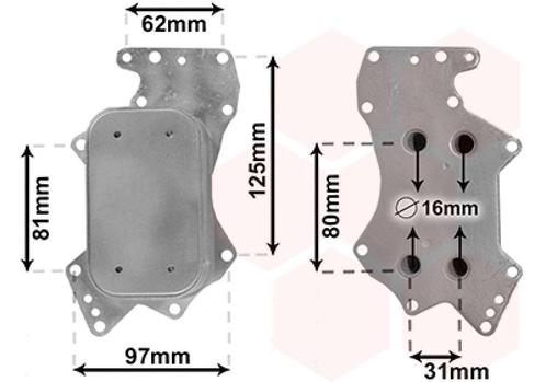 OLIEKOELER VOOR AUDI A4 B8 2007-2011 059117021K, Auto diversen, Auto-accessoires, Nieuw, Ophalen of Verzenden