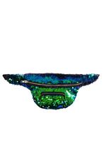 Blauw Groen Heuptasje Omkeerbare Pailletten Sequin Heuptas F, Sieraden, Tassen en Uiterlijk, Tassen | Damestassen, Ophalen of Verzenden