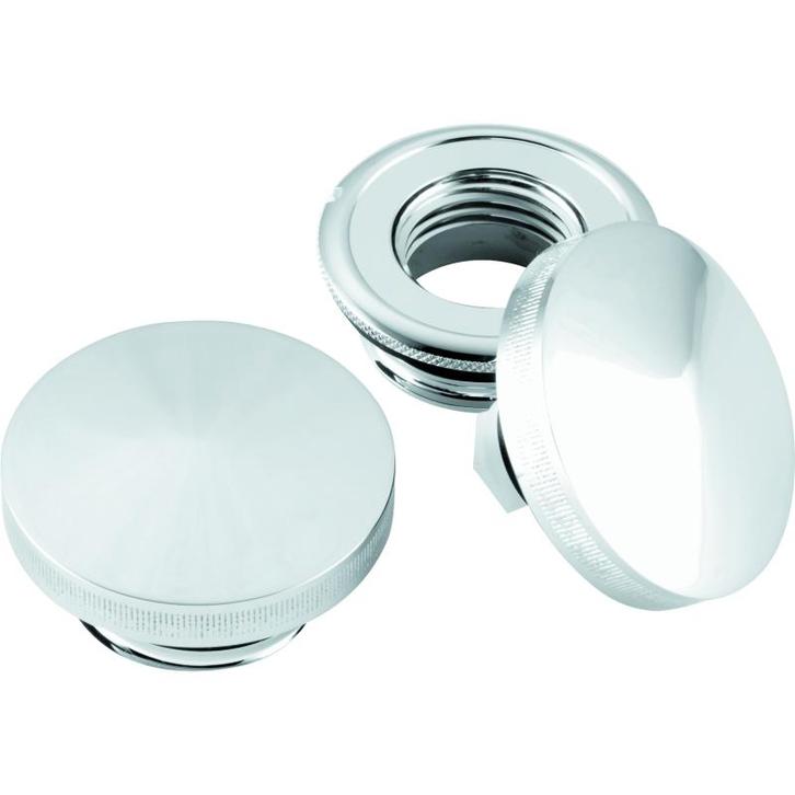 Bikers Choice 82-Up Chroom Punt Tankdop Set Met Paint Savers, Auto diversen, Tuning en Styling, Ophalen of Verzenden