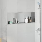 vidaXL Douche Niche Zilver 90 x 30 x 9.5 cm Roestvrij staal, Verzenden, Nieuw
