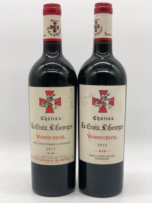 Dual vintage lot 2 x 75cl Chateau St.Croix St.Georges 201..., Verzamelen, Wijnen, Frankrijk, Rode wijn, Nieuw, Ophalen of Verzenden