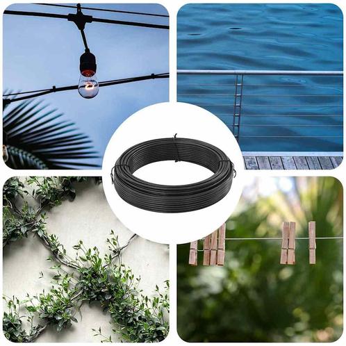 vidaXL Hek binddraad Antraciet 25 m PVC-gecoat staal, Tuin en Terras, Tuinhekken en Hekwerk, Nieuw, Verzenden