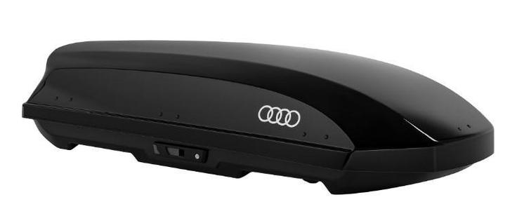 AUDI | DAKKOFFER | SKI-BOX | 310 LITER | BRILJANTZWART, Auto diversen, Dakkoffers, Nieuw, Ophalen of Verzenden