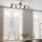 ACTIE: Plafondbar zwart en goud met 5 verstelbare GU10 FOIR, Huis en Inrichting, Lampen | Plafondlampen, Nieuw, Verzenden