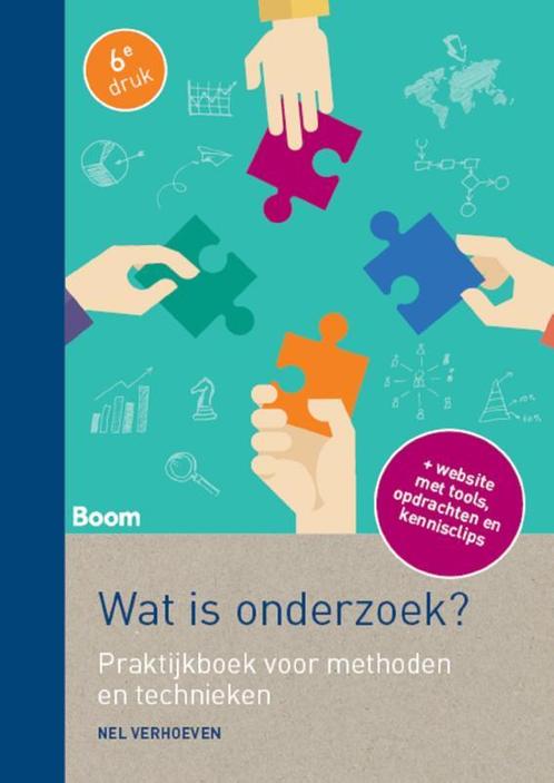 Wat is onderzoek? 9789024406937 Nel Verhoeven, Boeken, Politiek en Maatschappij, Zo goed als nieuw, Verzenden