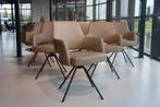 6x eetkamerstoel Gealux Mango in rundleer met draaifunctie, Nieuw, Leer, Ophalen of Verzenden, Modern, design.