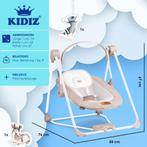 KIDIZ® Baby Swing - Wipstoel - Babyschommel - max 9kg - Beig, Kinderen en Baby's, Verzenden, Nieuw