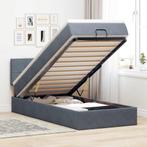 vidaXL Ottoman bed met matras en LEDs 80x200cm fluweel, Eenpersoons, Verzenden, Nieuw, 80 cm