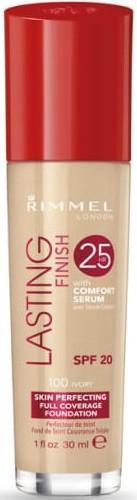 RIMMEL LASTING FINISH 100 IVORY FOUNDATION POMP 30 ML, Verzenden, Nieuw