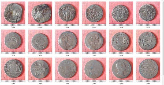 Nederland. Lot van 14 munten en penningen (#498),, Postzegels en Munten, Munten | Nederland