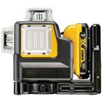 DeWALT DCE089D1G 3x360° Lijnlaser Groen | 12V 2Ah 3D Laser!