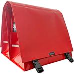 Dubbele Fietstas XL PVC 46L rood, Nieuw