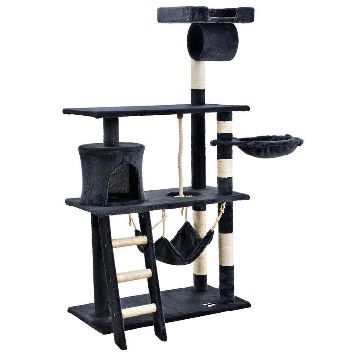 Katten Krabpaal - Chiara - Grijs/Blauw, Dieren en Toebehoren, Krabmeubelen, Nieuw, Verzenden