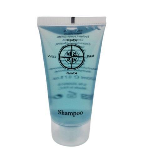 Hotel shampoo - North, East, South, West - 100x 20ml, Zakelijke goederen, Horeca | Keukenapparatuur, Nieuw in verpakking, Verzenden