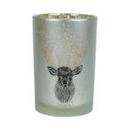 Theelichthouder hert gouden gewei groot 18cm, Huis en Inrichting, Verzenden, Nieuw