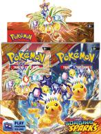 Pokémon Kaarten TCG Scarlet Violet Surging Sparks Booster, Ophalen of Verzenden, Nieuw, Boosterbox, Foil