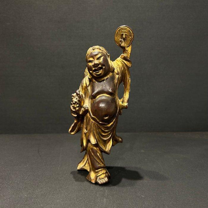 Liu Hai and his three legg frog - Bamboe - China - Ming, Antiek en Kunst, Antiek | Overige Antiek